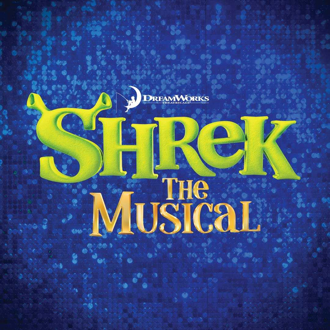 Shrek, the green ogre, is featured prominently in this poster for 'Shrek the Musical', a stage adaptation of the popular animated film in Grand County Colorado.